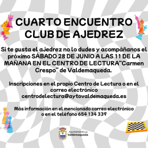 Cuarto encuentro Club de ajedrez